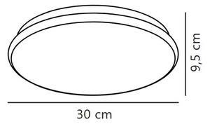 Nordlux - LED Kúpeľňové stropné svietidlo MONTONE LED/10W/230V IP44 pr. 30 cm