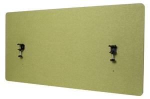 Akustický panel na stôl HWC-G75 - dvojstenná látka/textil - 60x120 - zelená