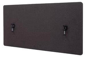 Akustický panel na stôl HWC-G75 - dvojstenná látka/textil - 60x120 - hnedo-sivá