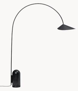Nastaviteľná oblúková lampa's mramorovým podstavcom Arum