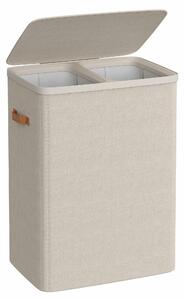 Kôš na bielizeň Daisy Beige 2x85l
