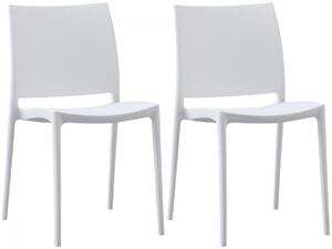 2x Stolička Meton - Biela
