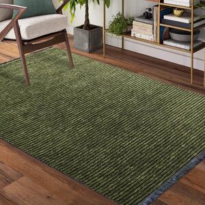 Čierno-zelený protišmykový koberec Diamond Zelená Šírka: 160 cm | Dĺžka: 230 cm