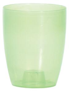 Prosperplast Kvetináč COUBI ORCHID vysoký zelený transp. mat. 16 cm