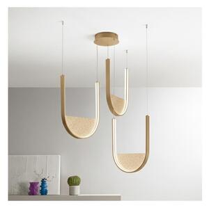 Ondaluce - LED stmievateľný luster na lanku LOTUS LED/70W/230V zlatý