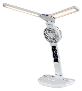 Rabalux 74030 - LED stmievateľná stolová lampa s ventilátorom NOVILO LED/7W/5V