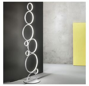 Ondaluce - LED stmievateľná stojaca lampa POIS LED/52W/230V 160 cm strieborná