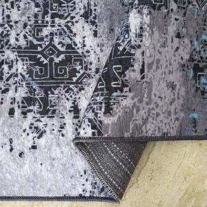 Viacfarebný koberec so strieborno-modrým motívom Šírka: 160 cm | Dĺžka: 230 cm