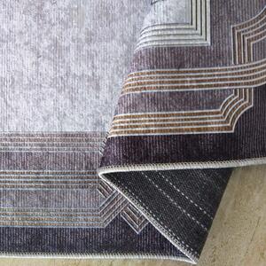 Viacfarebný vzorovaný koberec so zlatým vzorom Šírka: 80 cm | Dĺžka: 150 cm