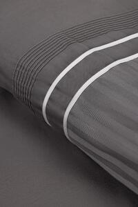 Luxusné obliečky Stripe antracit sb 140x220 cm