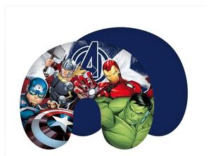 Jerry Fabrics Cestovný vankúšik Avengers "Heroes", 28 x 33 cm
