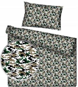 Zdravsi-spanok Posteľná obliečka Army Green 140x200/70x90 cm