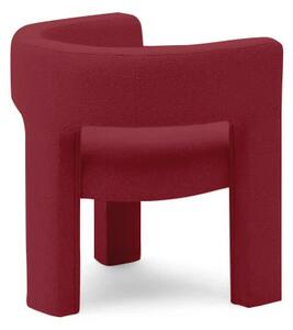 Vínové designové kreslo ALPAH B VELVET