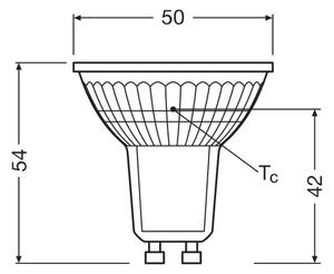 LED žiarovka PAR51 GU10/4,3W/230V 2700K