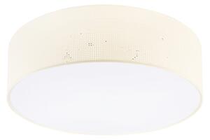 Stropné svietidlo SIRJA PLISADO 4xE27/15W/230V pr. 45 cm krémová