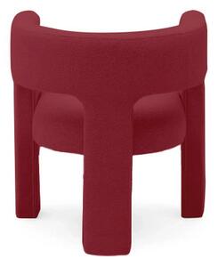 Vínové designové kreslo ALPAH B VELVET