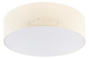 Stropné svietidlo SIRJA PLISADO 4xE27/15W/230V pr. 45 cm krémová