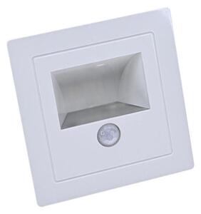 LED Schodiskové svietidlo so snímačom pohybu a súmraku LED/3W/230V 3000K biela