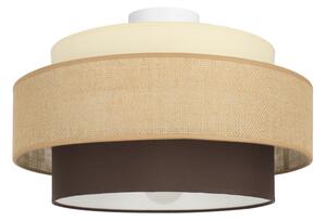 Brilagi - Stropné svietidlo RESNA 1xE27/60W/230V priemer 40 cm béžová/čierna