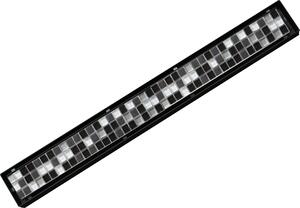MEXEN - lineárny odtokový žľab M13, so sifónom, design 2v1, 100 cm - čierna - 1710100-15