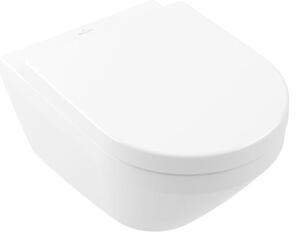 V & B Architectura závěsné WC se sedátkem SoftClosing, DirectFlush,TwistFlush, alpská bílá 4694CL01