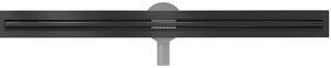 MEXEN - lineárny odtokový žľab Slim, so sifónom, otočný 360 ° / 60 cm - čierna - 1741060