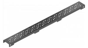 MEXEN - M12 kryt pre lineárny odtokový žľab 50 cm - čierna - 1721050