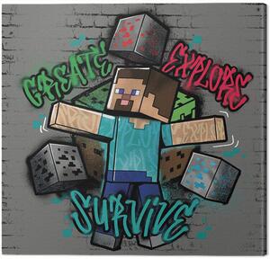 Obraz na plátne Minecraft - Survive