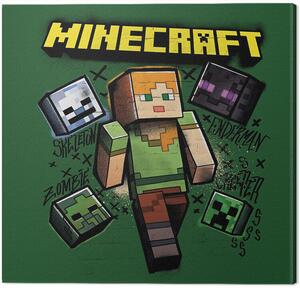 Obraz na plátne Minecraft - Alex