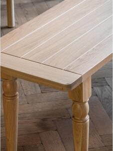 Ručne vyrobená drevená lavička Eton