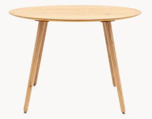 Okrúhly drevený jedálenský stôl Hatfield, Ø 110 cm