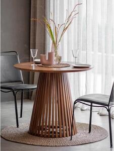Okrúhly drevený jedálenský stôl Brookland, Ø 90 cm