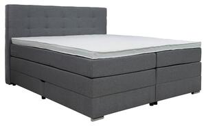 BOXSPRINGOVÁ POSTEĽ, 180/200 cm, sivá Moderano - Postele