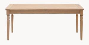 Ručne vyrobený drevený jedálenský stôl Eton, 180 - 230 x 95 cm