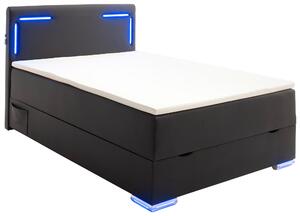 BOXSPRINGOVÁ POSTEĽ, 120/200 cm čierna Xora - Postele, Online Only