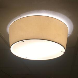 Stropné svietidlo Bover LED Plafonet, Ø 60 cm, krémová farba