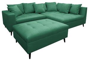 ROHOVÁ SEDAČKA, textil, zelená MID.YOU - Sedačky, Online Only