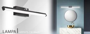 Toolight, LED kúpeľňové svietidlo nad zrkadlo 12W 50CM APP373-1W, čierna, OSW-05003