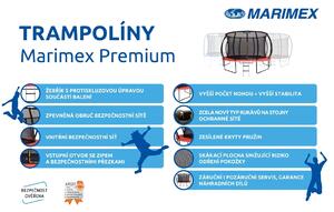 Marimex | Trampolína Marimex Premium 366 cm + vnútorná ochranná sieť + schodíky ZADARMO | 19000112