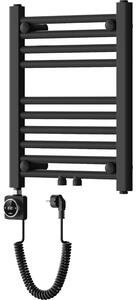 Mexen Mars, elektrické vykurovacie teleso 500 x 400 mm, 300 W, čierna, W110-0500-400-6300-70