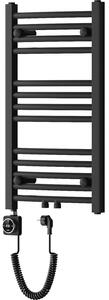 Mexen Ares, elektrické vykurovacie teleso 700 x 400 mm, 300 W, čierna, W102-0700-400-6300-70