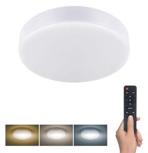 SOLIGHT LED osvetlenie LECCE CCT 36W, 2160lm, 30cm, diaľkový ovládač, stmievateľné, biele