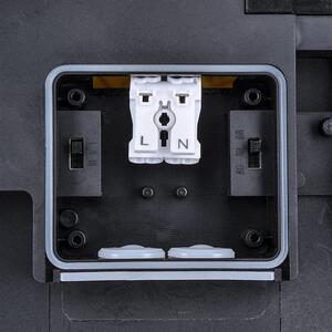 SOLIGHT LED prisadené svietidlo 18-22-26W | 2110lm | CCT 3000-4000-6500K | IP65, čierne
