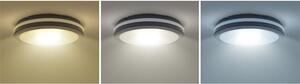 SOLIGHT LED prisadené svietidlo 18-22-26W | 2110lm | CCT 3000-4000-6500K | IP65, čierne