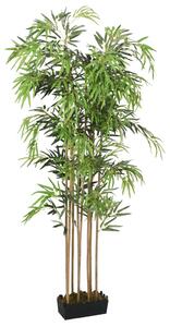 Umelý bambusový strom 730 listov 120 cm zelený