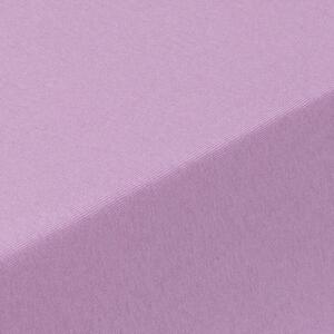 Napínacia plachta na posteľ jersey EXCLUSIVE fialová sada 2 ks 90 x 200 cm