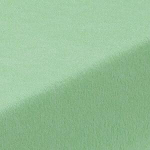 Napínacia plachta na posteľ froté EXCLUSIVE zelené jablko 90 x 200 cm