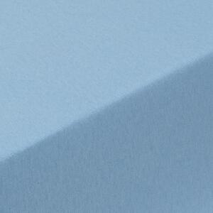 Napínacia plachta na posteľ jersey EXCLUSIVE modrá 180 x 200 cm