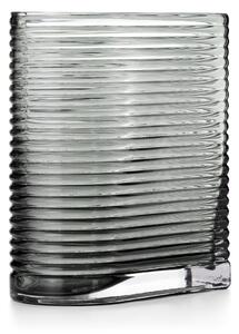 AmeliaHome Váza Cray čierna 8 x 17,5 cm