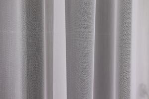 Dekorstudio Biela záclona CIK-CAK s olovkom - vlastný rozmer Uchytenie závesu: Riasiaca páska 1, Šírka záclony: 50cm